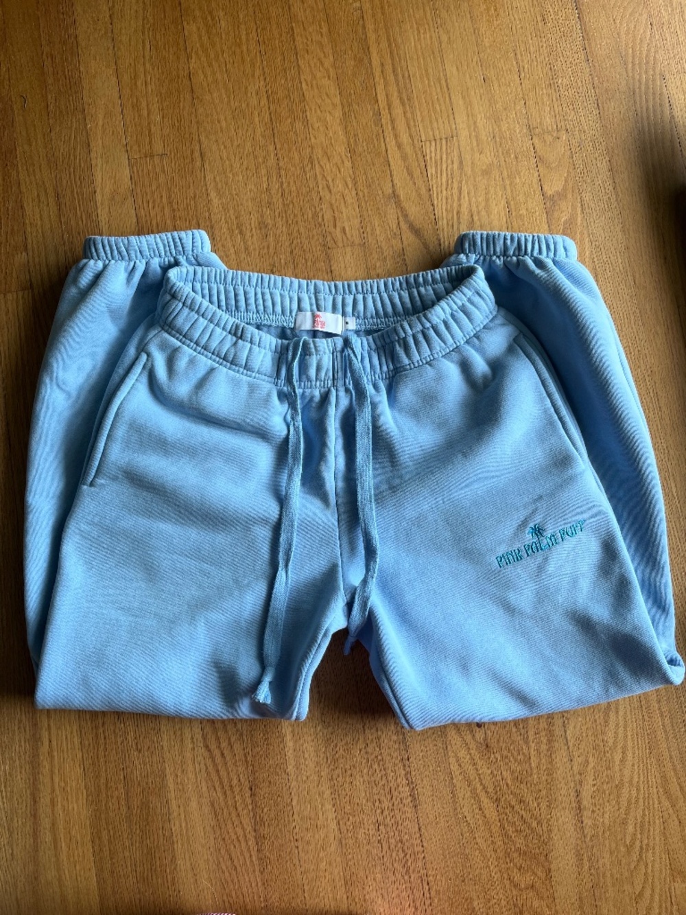 PPP Blue sweatpants, size small reg, lightly worn.
